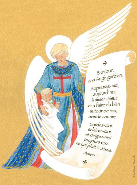 Prière à l’ange gardien :