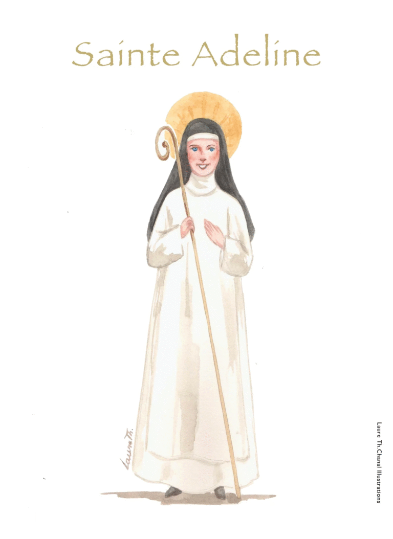 Saint du lundi 20 octobre 2025. Saint Adeline