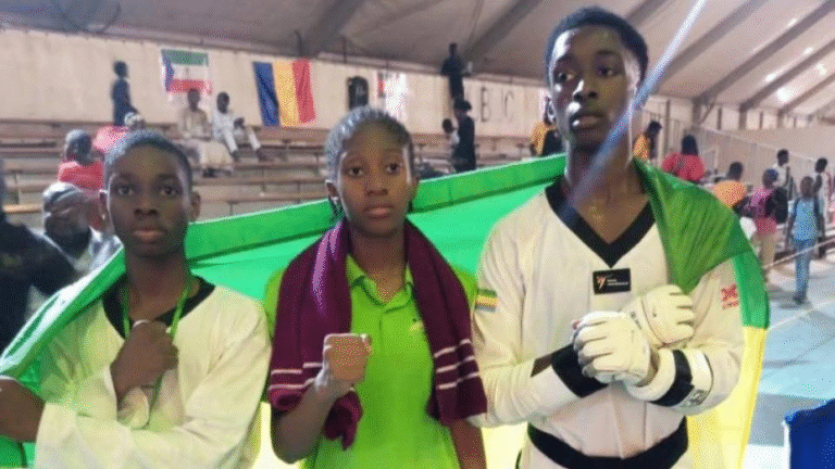 Championnat d&rsquo;Afrique zone 4 de taekwondo, des gabonais sacrés en or et en argent dans la 1ere journée