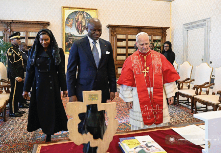 Le Pape Léon XIV a reçu le président Gabonais Brice Clotaire OLIGUI NGUEMA