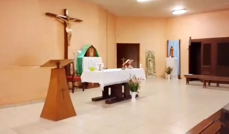 Diocèse de Mouila/célébration de la prière des laudes et messe à la cathédrale Saint Jean