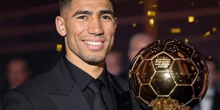 L’international marocain Achraf Hakimi sacré Ballon d’Or africain 2025.